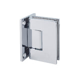 SJQL037CP0 Junior Square Classic Full Backplate Shower Hinge in Polished Chrome