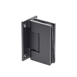 SJQL037US10B0 Junior Square Classic Full Backplate Shower Hinge in Antique Black Finish