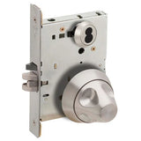 Schlage Commercial L9082B SK1 630 Institution Mortise Lock, Anti-Ligature Knob, SFIC Prep