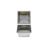 Square Bar Sink 15" x 15" x 7 9/16"