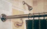 Shower Curtain Rod, Brackets, and Hooks