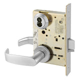 Sargent 60-8204 LNL Storeroom or Closet Mortise Lock, LFIC Prep, Less Core, L Lever, LN Rose