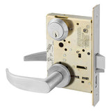Sargent 8255 LNP Office or Entry Mortise Lock, P Lever, LN Rose