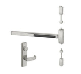 Sargent 12-8713G ETL 10B Fire Rated Surface Vertical Rod Exit Device w/ 713 ETL Classroom Lever Trim