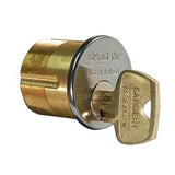 Sargent 41-HA-US32D-KD, Mortise Cylinder, 1 1/8 Length, 6 Pin HA Keyway, Keyed Different, Satin Stainless Steel