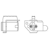 Schlage Commercial 20-030 Letter/Mailbox Cylinder for Dura Steel