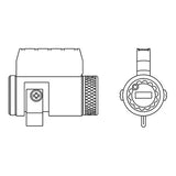 Schlage Commercial 20-067 Letter/Mailbox Cylinder for Auth, 466, 470, 480 Series