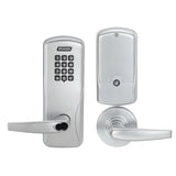 Schlage CO-100-CY-40-KP-ATH_B Grade 1 Standalone Electronic Cylindrical Lock, Privacy Function, Keypad Reader, Athens Lever, Prepped for (SFIC) Small Format Interchangeable Core