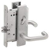 Schlage L9040 03L Privacy Mortise Lock, 03 Lever, L Escutcheon
