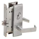 Schlage L9040 06N Privacy Mortise Lock, 06 Lever, N Escutcheon