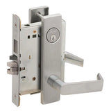 Schlage L9453P 06L Entrance Mortise Lock with Deadbolt, 06 Lever, L Escutcheon