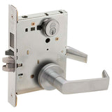 Schlage L9453P 06A Entrance Mortise Lock with Deadbolt, 06 Lever, A Rose