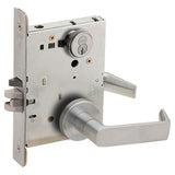 Schlage L9080R 06A Storeroom Mortise Lock, Full Size Interchangeable Core, 06 Lever, A Rose