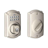 Schlage Fire Rated BE365-Camelot Electronic Keypad Single Cylinder Deadbolt