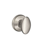 Schlage Residential F40 - Privacy Lock - Siena Knob, 16080 Latch and 10027 Strike-Wakefield Rose
