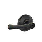 Schlage Residential F40 - Privacy Lock - Jazz Lever, 16080 Latch and 10027 Strike
