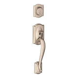 Schlage Residential F58 Camelot Exterior Active Handleset Only with C Keyway