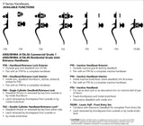 Schlage Residential F94 - Accent Lever One-Sided Dummy Interior Pack - Exterior Handleset Sold Separately