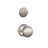 Schlage Residential F94 - Andover Knob One-Sided Dummy Interior Pack - Exterior Handleset Sold Separately