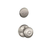 Schlage Residential F94 - Georgian Knob One-Sided Dummy Interior Pack - Exterior Handleset Sold Separately