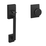 Schlage Residential FC285 - Custom Schlage Century Lower Handleset with Interior Bowery Knob and Century Rose
