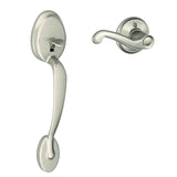 Schlage Residential FE285 - Plymouth Lower Handle Set for Schlage Deadbolts with Flair Interior Lever