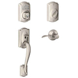 Schlage Residential FE365 - Camelot Electronic Handleset with Accent Lever