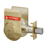 Schlage B572 Door Bolt with Coin Turn and OS-OCC/IS-LOC Dual-Sided Occupancy Indicators