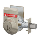 Schlage B572 Door Bolt with Coin Turn and OS-OCC/IS-LOC Dual-Sided Occupancy Indicators