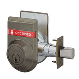 Schlage B660P Single Cylinder Deadbolt with OS-OCC/IS-LOC Dual-Sided Occupancy Indicators