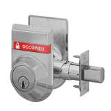 Schlage B660P Single Cylinder Deadbolt with OS-OCC/IS-LOC Dual-Sided Occupancy Indicators
