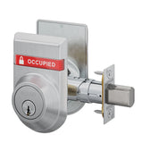 Schlage B660P Single Cylinder Deadbolt with OS-OCC/IS-LOC Dual-Sided Occupancy Indicators
