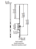 Interlock / Assa Abloy, 16mm (0.63”) Hook Extension
