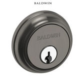 Baldwin Traditional Solid Brass Single Cylinder Keyed Entry Deadbolt from the Estate Collection