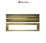 Deltana 13" x 3-1/6" Solid Brass Heavy Duty Mail Slot