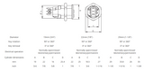 MUL-T-LOCK Switch Lock Ø 7/8" Wide -  MTL™600