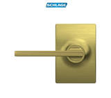 Schlage Latitude Passage Door Lever Set with the Decorative Century Trim