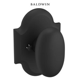Baldwin 5024 Privacy Door Knob Set with R030 Rose from the Estate Collection