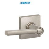 Schlage Solstice Privacy Door Lever Set with Decorative Collins Trim from the J-Series