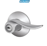 Schlage Sacramento Right Handed Single Cylinder Keyed Entry Storeroom Door Lever Set