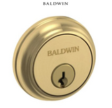 Baldwin Traditional Solid Brass Single Cylinder Keyed Entry Deadbolt from the Estate Collection
