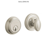 Baldwin Traditional Solid Brass Single Cylinder Keyed Entry Deadbolt from the Estate Collection