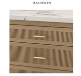 Baldwin Gramercy 4 Inch Center to Center Handle Cabinet Pull from the Estate Collection