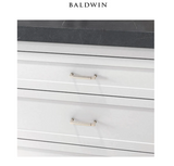 Baldwin Gramercy 4 Inch Center to Center Handle Cabinet Pull from the Estate Collection