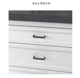 Baldwin Gramercy 4 Inch Center to Center Handle Cabinet Pull from the Estate Collection