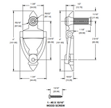 Cal-Royal DK93 Door Knocker With 160° Viewer