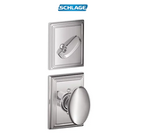 Schlage Siena Single Cylinder Interior Pack with Decorative Addison Trim - Exterior Handleset Sold Separately