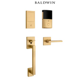 Baldwin Touchscreen Minneapolis Left Handed Inactive Dummy Handleset with 5162 Interior Lever
