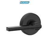 Schlage Latitude Non-Turning One-Sided Dummy Door Lever with Decorative Greyson Trim