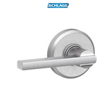 Schlage Latitude Non-Turning One-Sided Dummy Door Lever with Decorative Greyson Trim